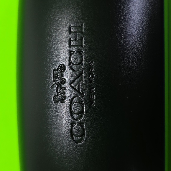 Coach Black Clamshell Eyeglass Case (Case Only) - Picture 2 of 10